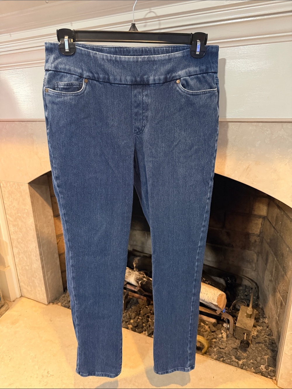 Coldwater Creek Blue Stretch Pull-On Jeggings size 12
